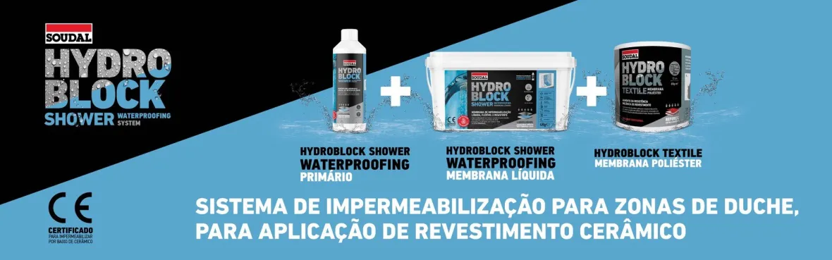 Sistema Soudal HydroBlock Shower