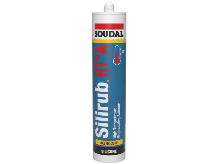 Silirub HT - A (Silicone acético) 285ºC Preto 310ml