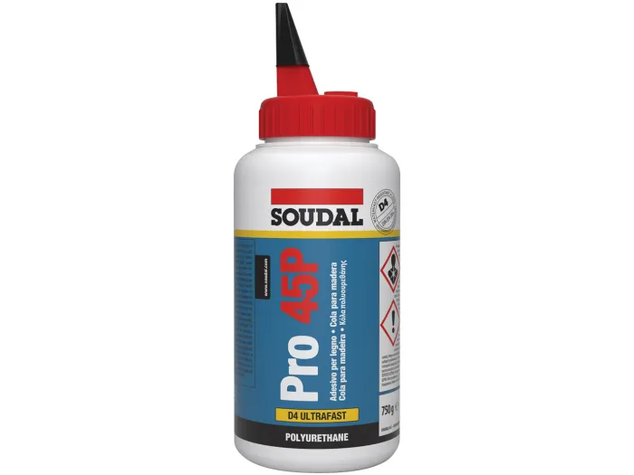 Cola PU Madeira D4 Rápida PRO45P 750g