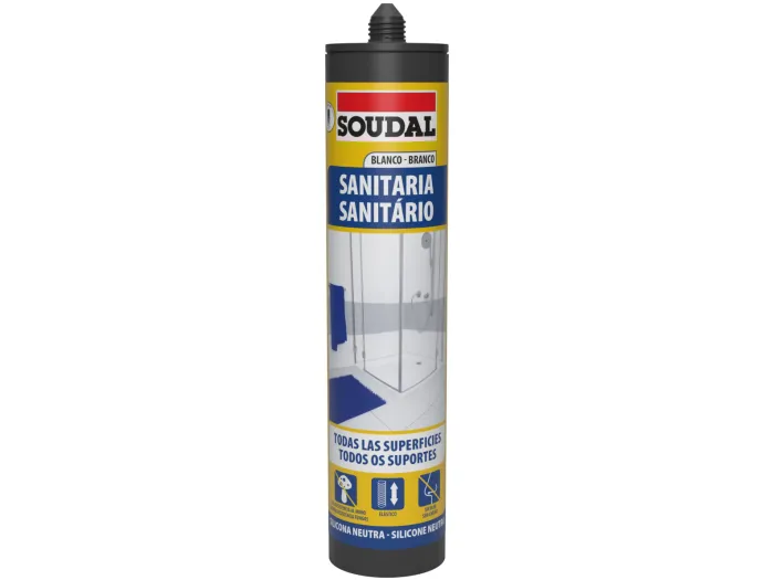 Silicone Sanitário Neutro Branco 290ml