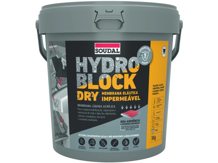 Hydro Block Dry Cinzento 5kg