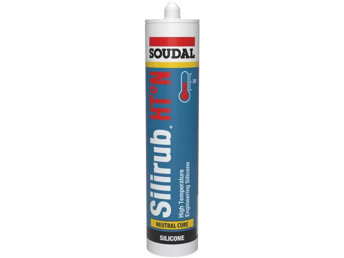 Silirub HT - N (Silicone neutro) 280ºC Preto 300ml