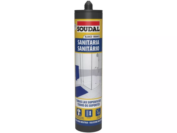 Silicone Sanitário Neutro Branco 290ml