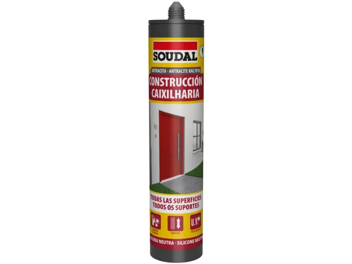 Silicone Construção Neutro Cinzento antracite 290ml