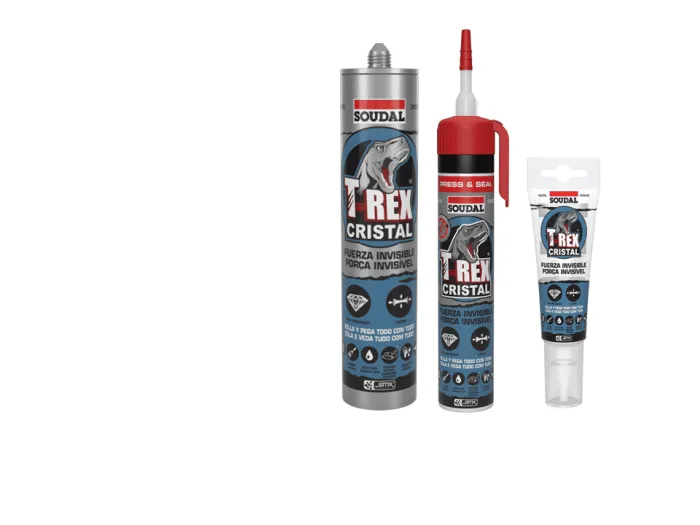 T-Rex Cristal Cartucho, presspack e besnaga