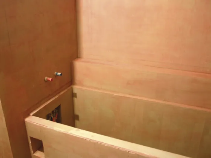 Aplicação HydroBlock Shower Primário