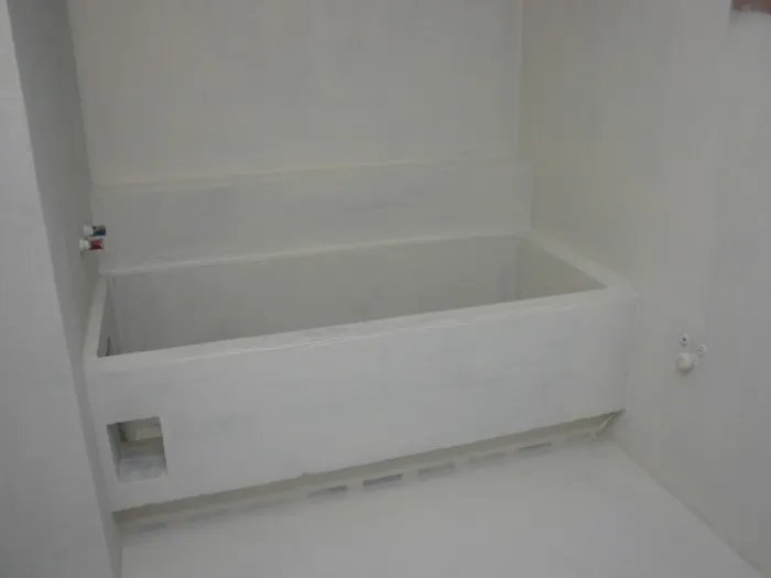 Aplicação HydroBlock Shower Membrana